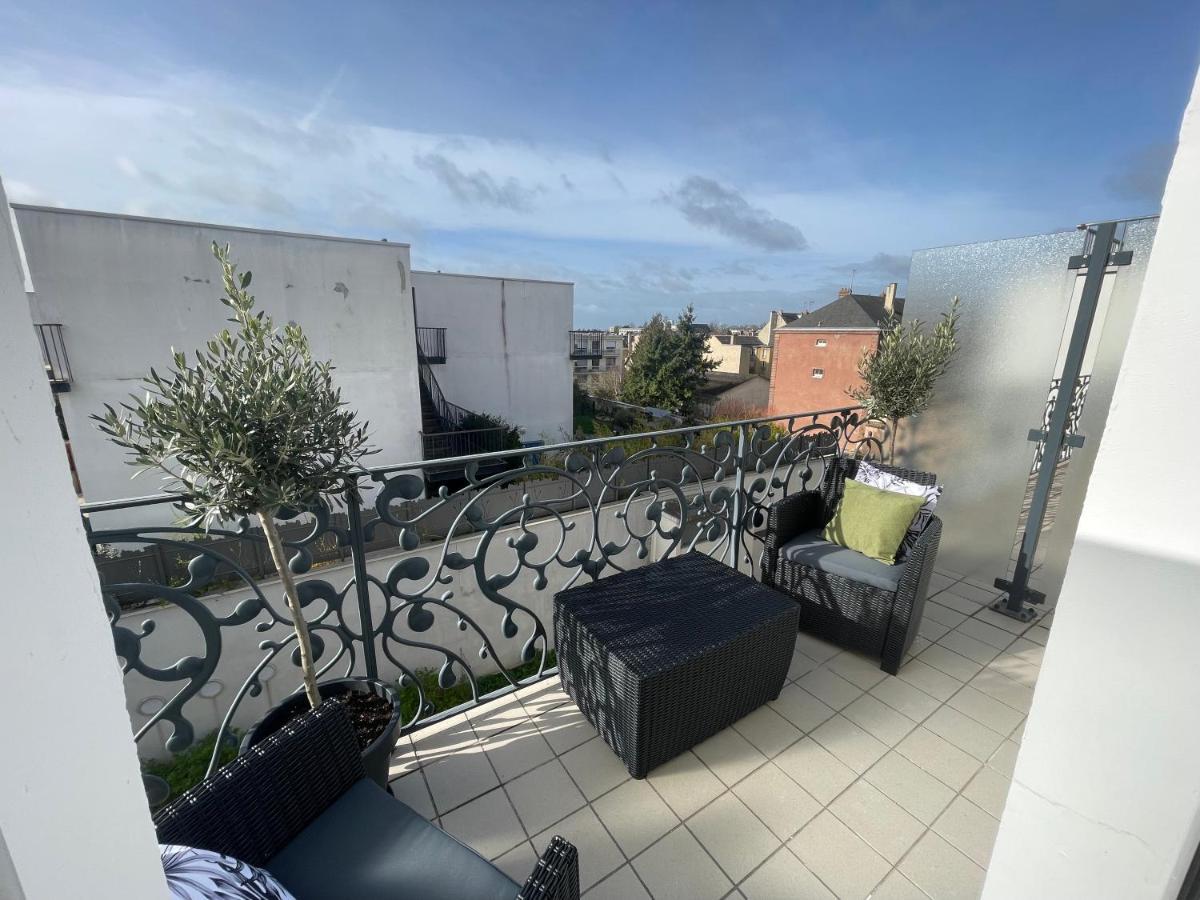 Alp Chartres - Grand Studio Avec Terrasse Et Parking Zewnętrze zdjęcie
